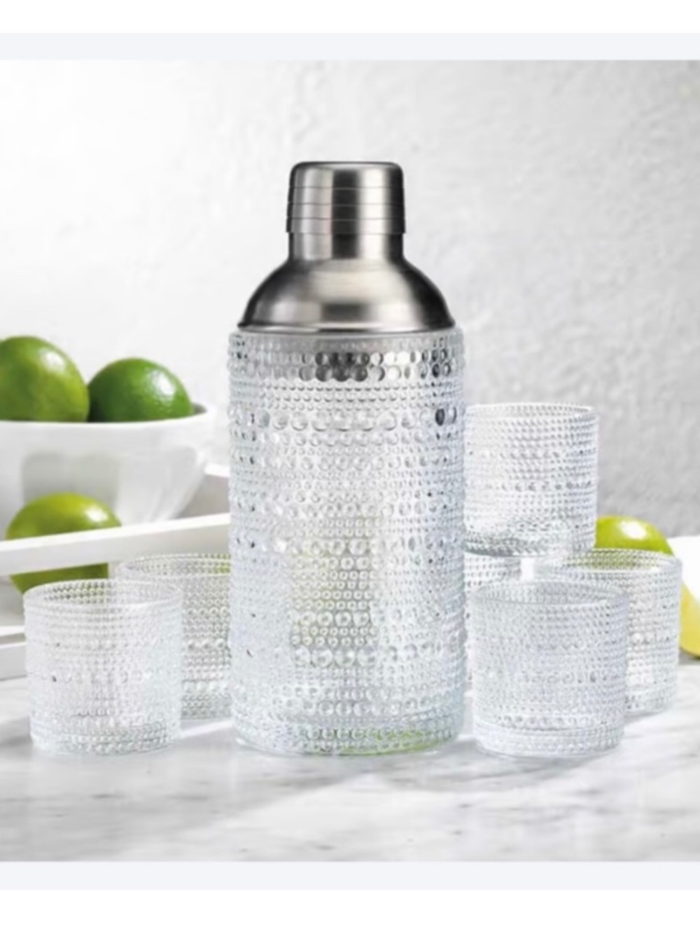Halo 8pc. Shaker & Shot Glass Set NEW